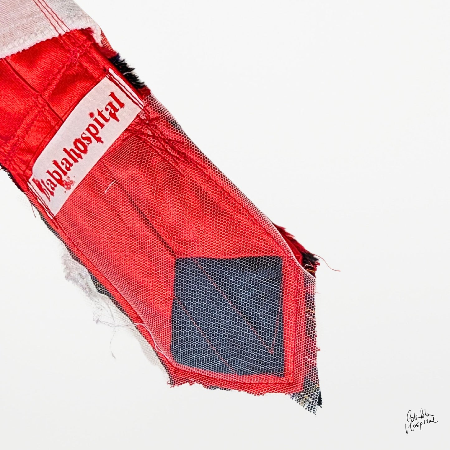 Red Check Ghost Tie