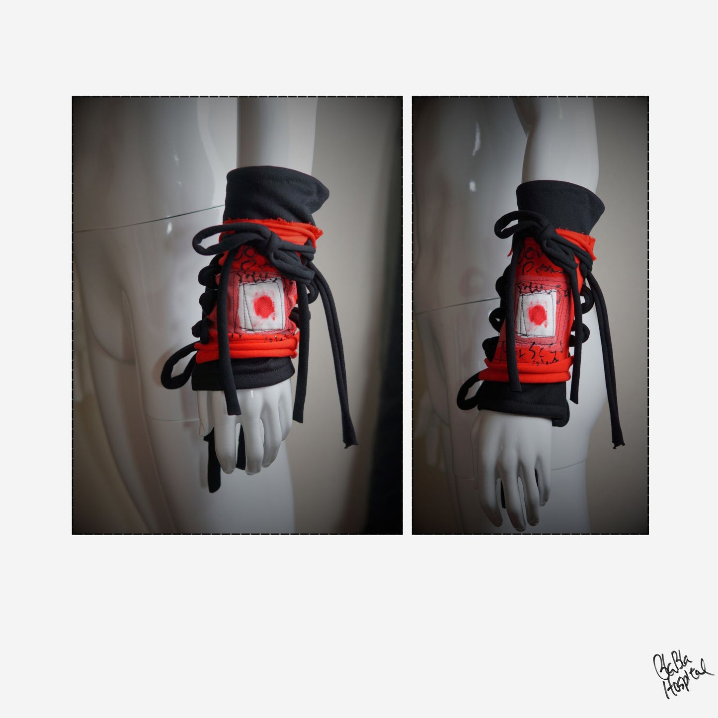 Oteate Patch Design |Black Arm cover *Sold individually