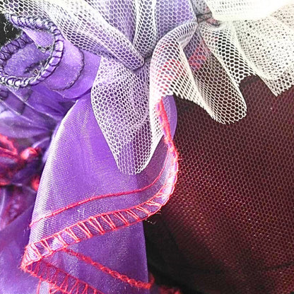 Purple – Black Nurse Cap