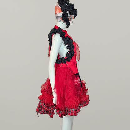 BLABLA NURSE | Red Sleeveless Dress
