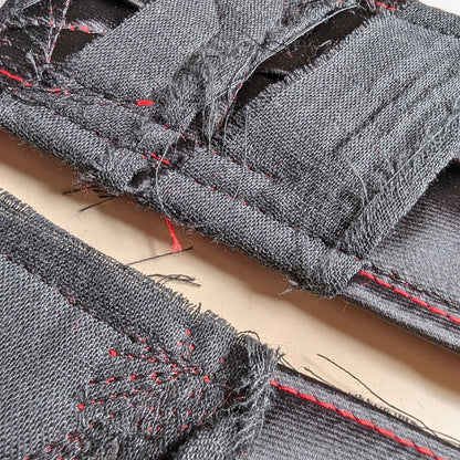 Black Gauze Layer Tie