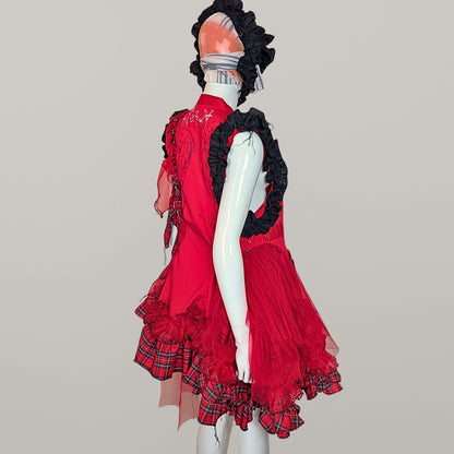 BLABLA NURSE | Red Sleeveless Dress