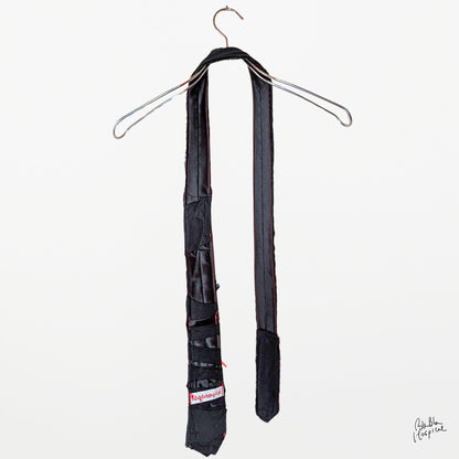 Black Gauze Layer Tie