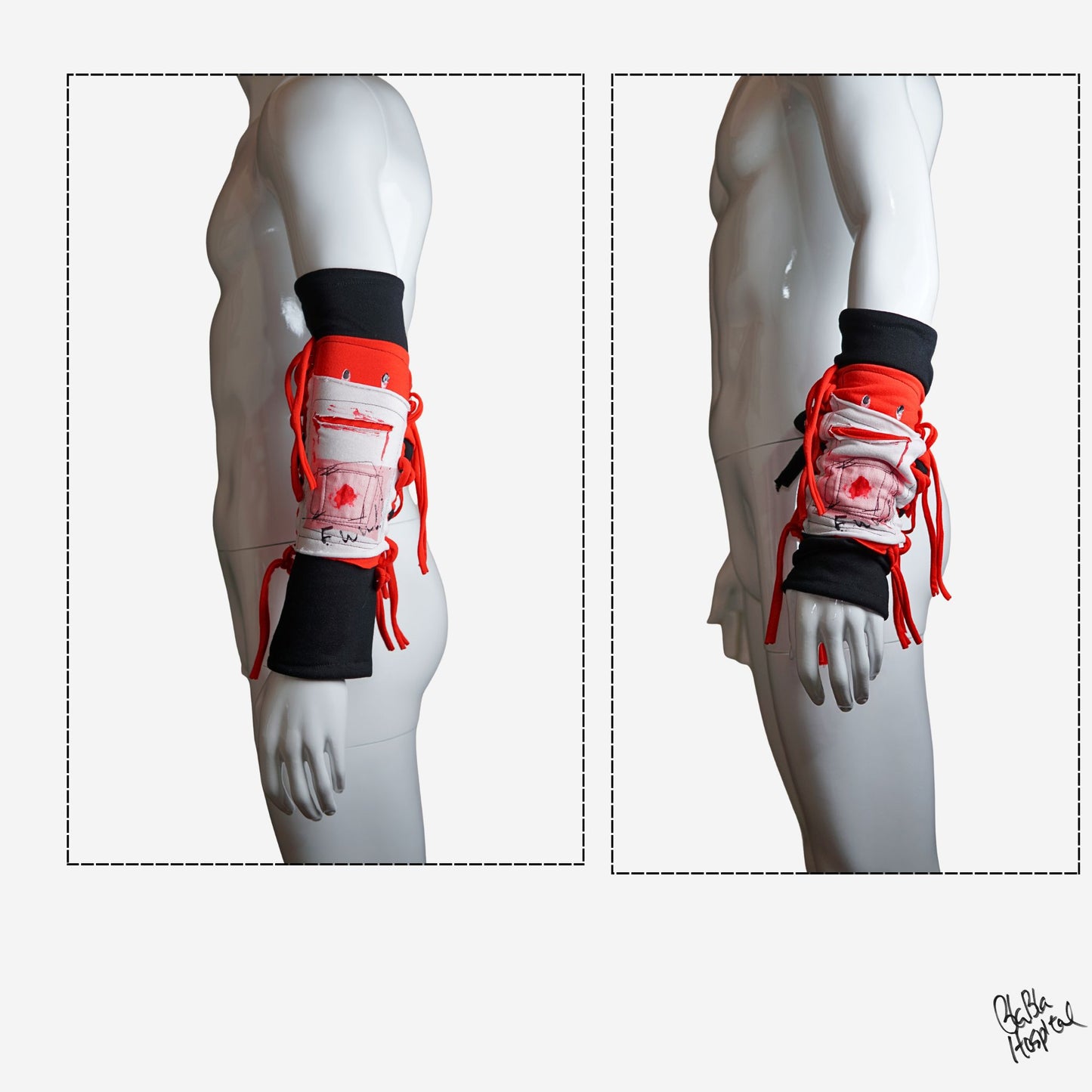 Eww! Oteate Patch Design |Black Arm cover *Sold individually