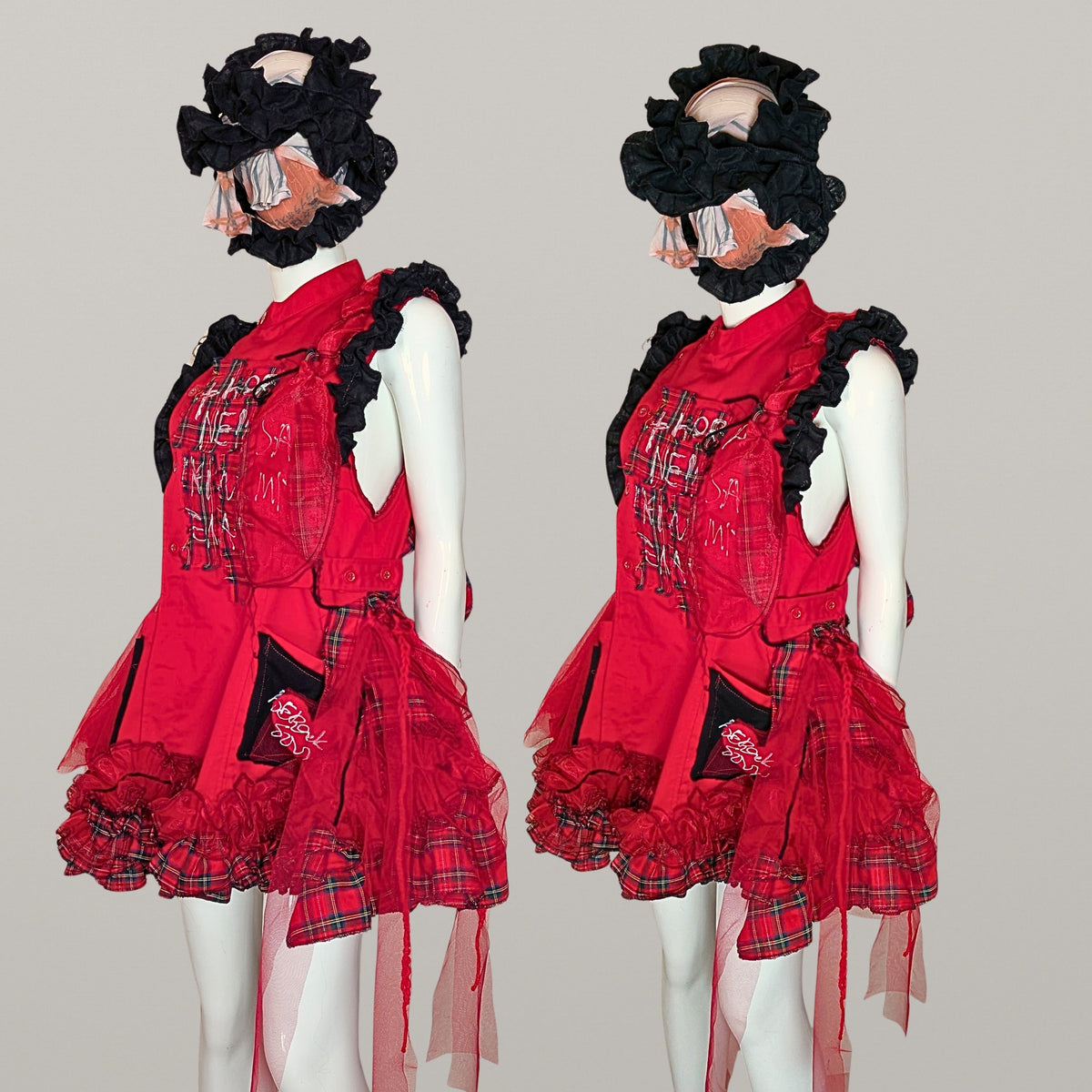 BLABLA NURSE | Red Sleeveless Dress
