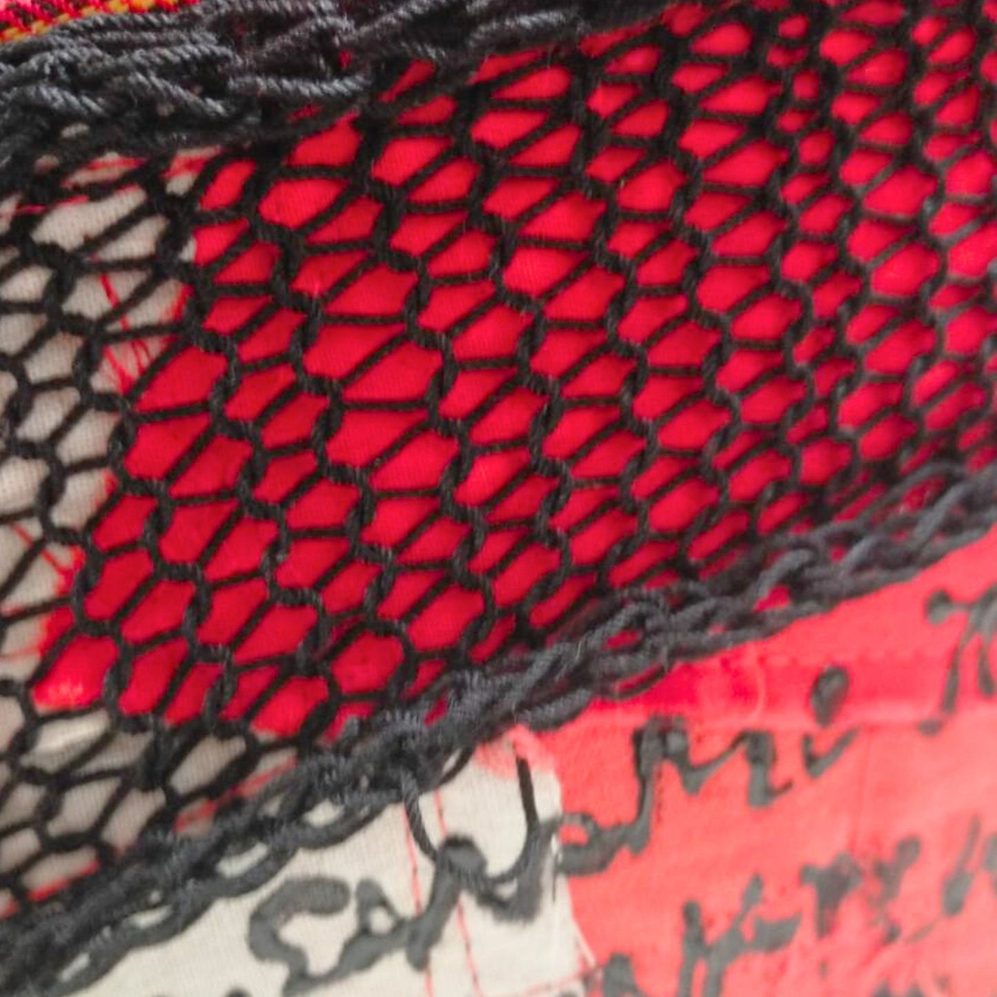 Heart No.008 | Knit Patch – Black Nurse Cap