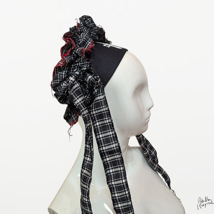 Black ＆ White Check | Nurse Cap