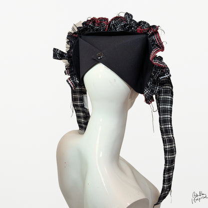 Black ＆ White Check | Nurse Cap