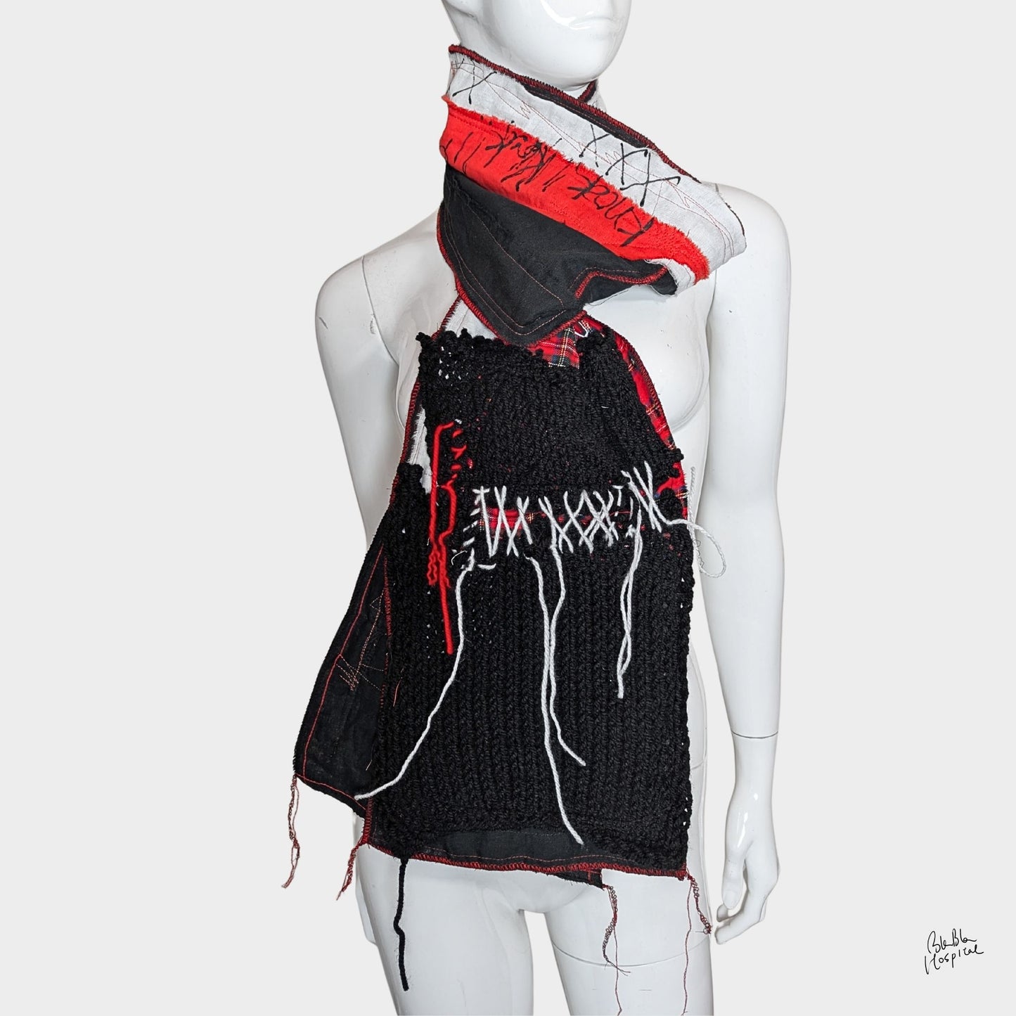 Heart No.013 | Long Double Gauze Wrap – 220 cm