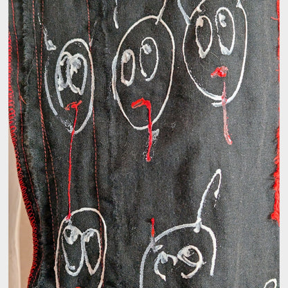 Heart No.013 | Long Double Gauze Wrap – 220 cm