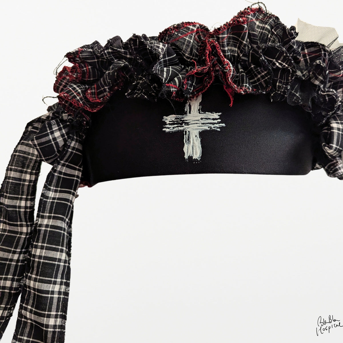 Black ＆ White Check | Nurse Cap