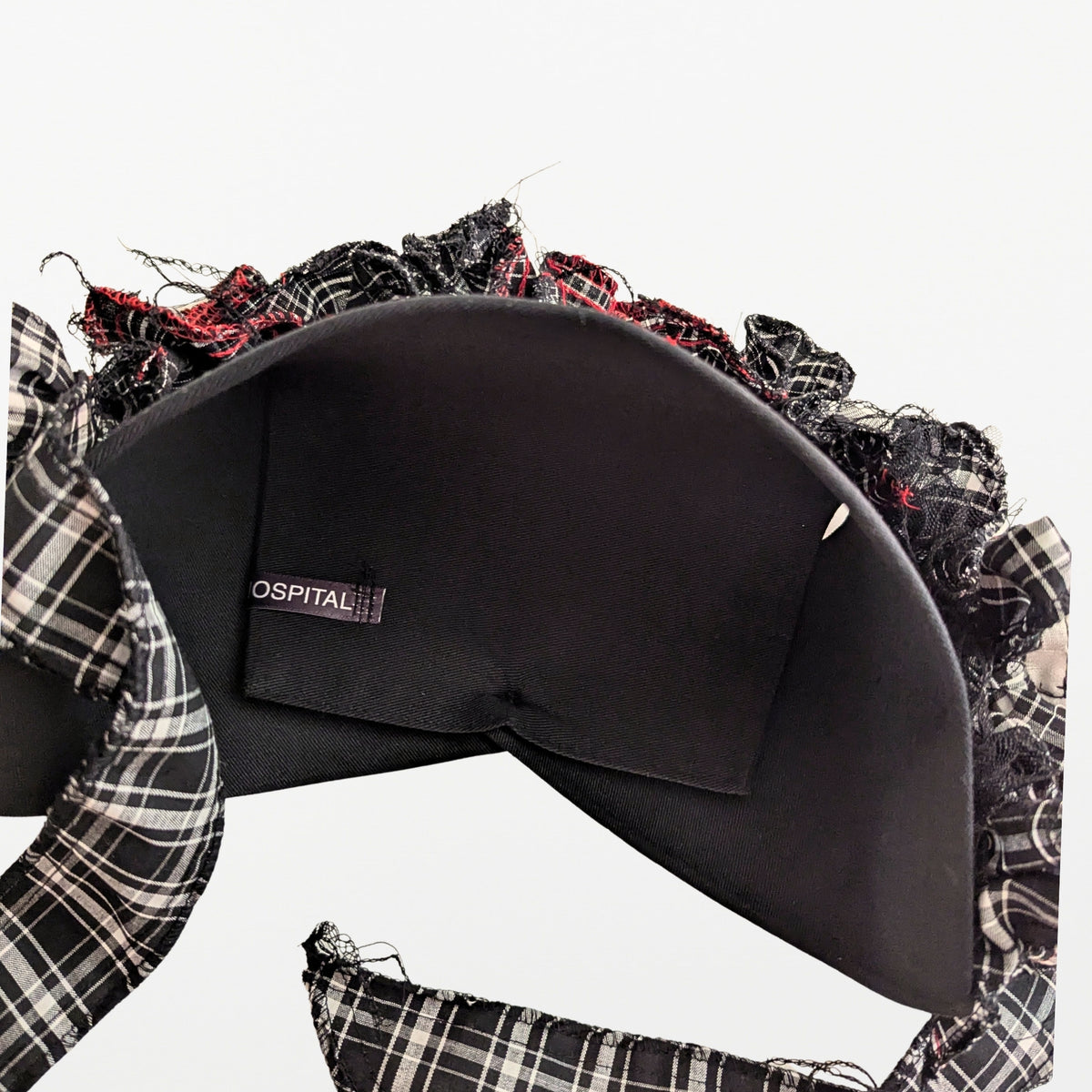 Black ＆ White Check | Nurse Cap