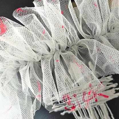 White Frils – Black Nurse Cap