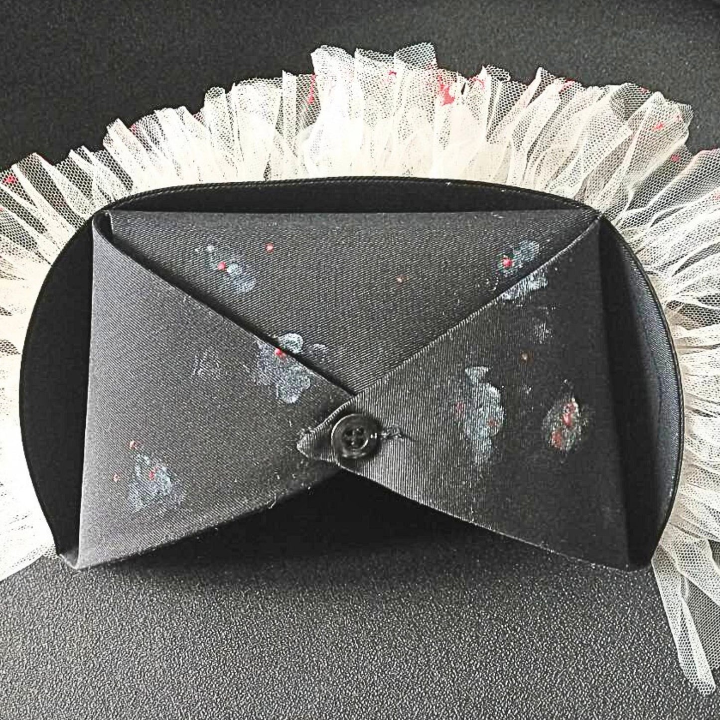 White Frils – Black Nurse Cap