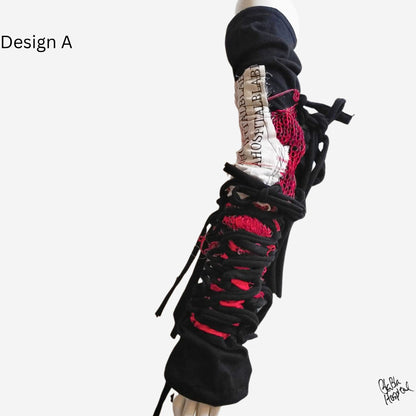 Super Long Length Original Knit patch Arm cover *Sold individually