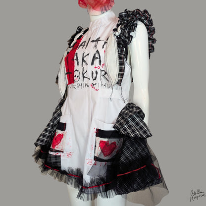 BLABLA Nurse | ブラック＆ホワイトチェック ワンピース