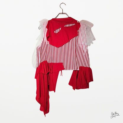 Sleeveless Top -  Stripey memory