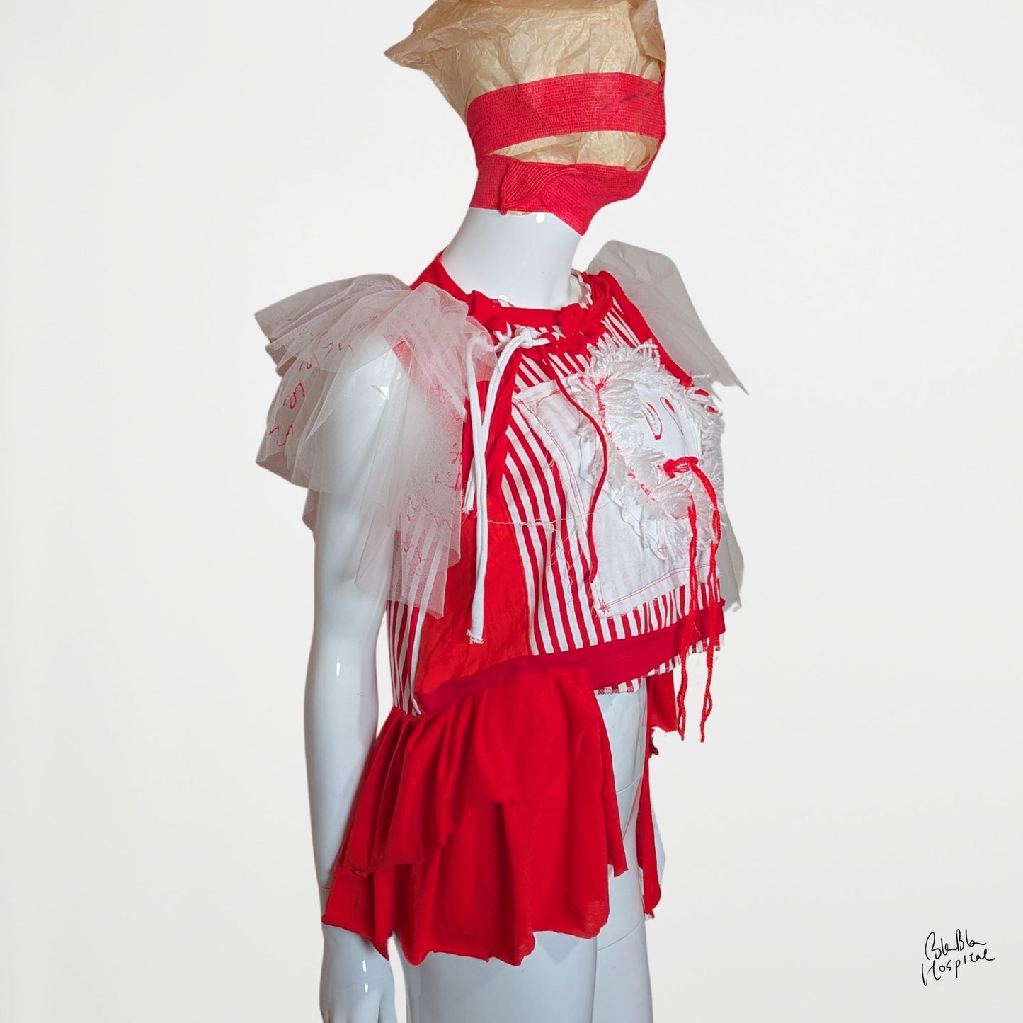 Sleeveless Top -  Stripey memory