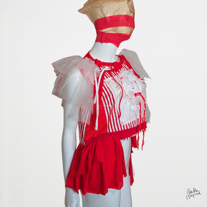 Sleeveless Top -  Stripey memory