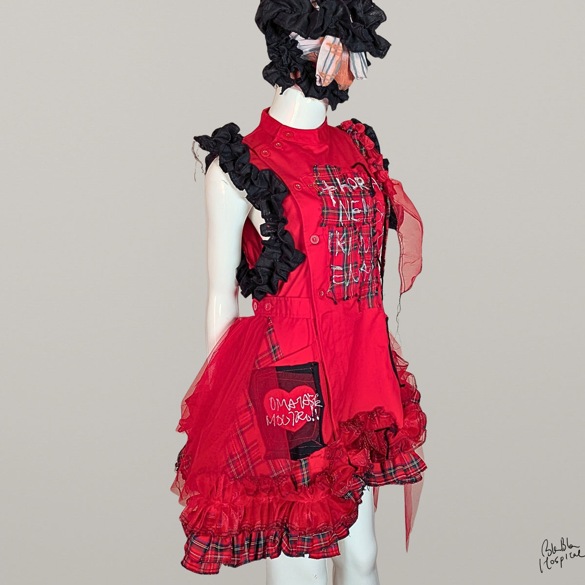 BLABLA NURSE | Red Sleeveless Dress