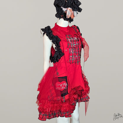 BLABLA NURSE | Red Sleeveless Dress