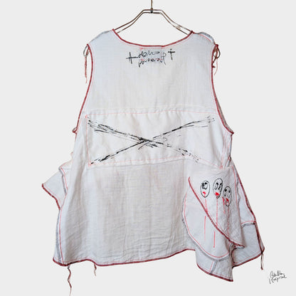 White Ward – No.03 |  Faces Double Gauze Sleeveless Top