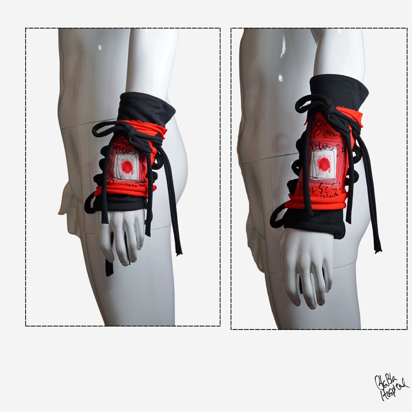 Oteate Patch Design |Black Arm cover *Sold individually