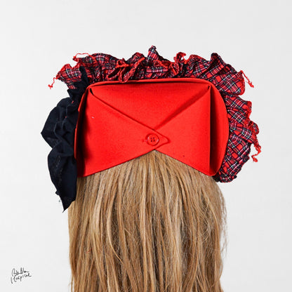 Heart No.009 | Intuitive Frill – Red Nurse Cap