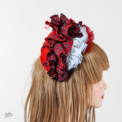 Heart No.009 | Intuitive Frill – Red Nurse Cap