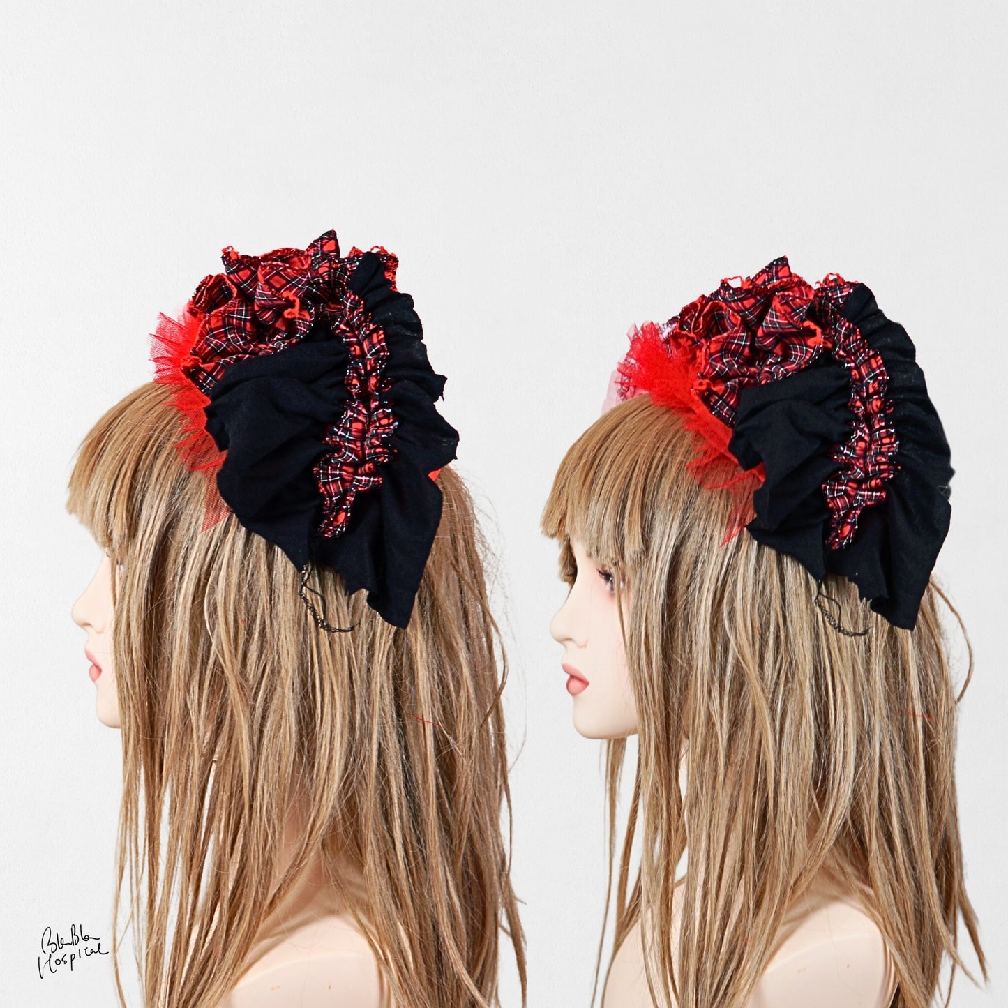 Heart No.009 | Intuitive Frill – Red Nurse Cap