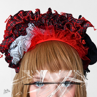 Heart No.009 | Intuitive Frill – Red Nurse Cap