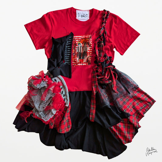 Red Black | Tシャツワンピース