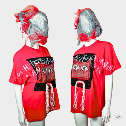 Twinmood – No.02b | “Presence of Eyes” T-shirt (Red)